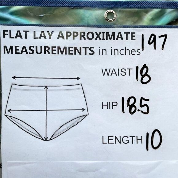 prAna Bikini Bottom Womens Size XL Blue Green Cheeky Low Rise Reversible Swim - Picture 11 of 15